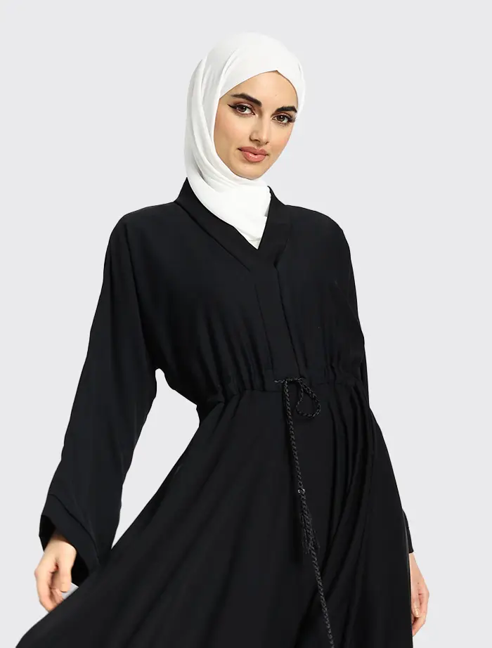 Black Fozia Abaya